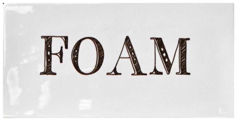 Mała płytka Artisan Bathroom MIX 10x20 z białym tłem i czarnym napisem SOAP - zdjęcie nr: 6