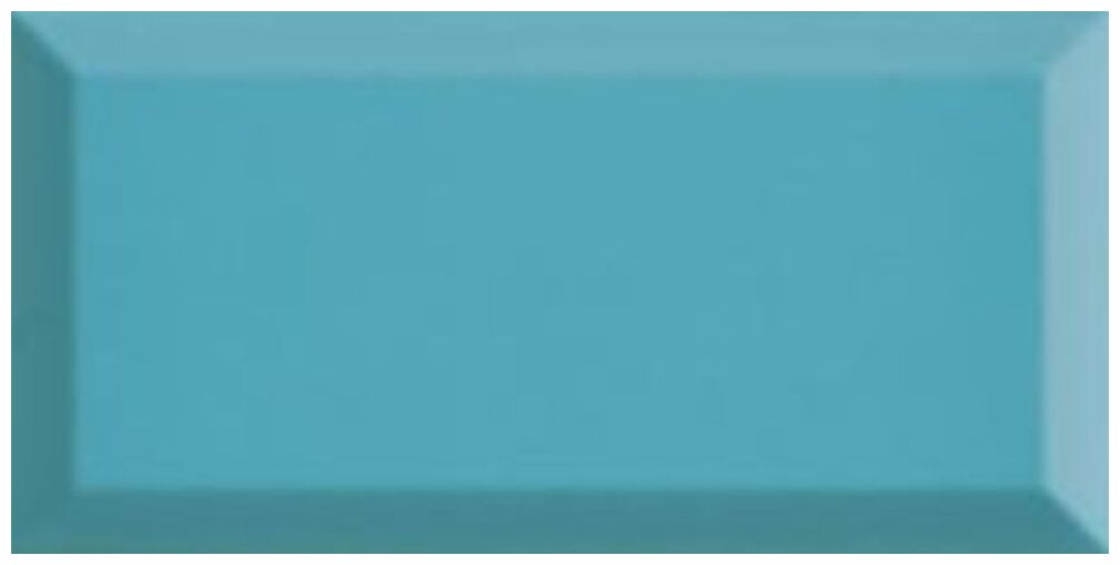 fabresa azul turquesa biselado bx płytka ścienna 10x20 - zdjęcie nr: 2