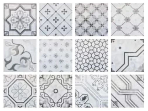 fabresa antic gris mix dekor 15x15 - zdjęcie nr: 2