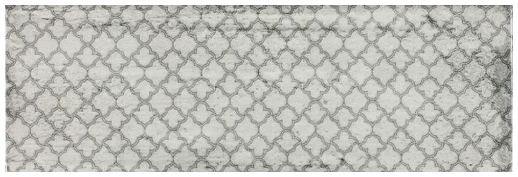 Płytka dekoracyjna Arles Silver MIX z geometrycznym wzorem w odcieniach szarości i srebra