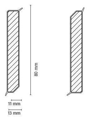 FN Neuhofer FN TURN-X080 80 mm Antracyt (FB009) listwa Przypodłogowa 240x8x1.3 - zdjęcie nr: 2