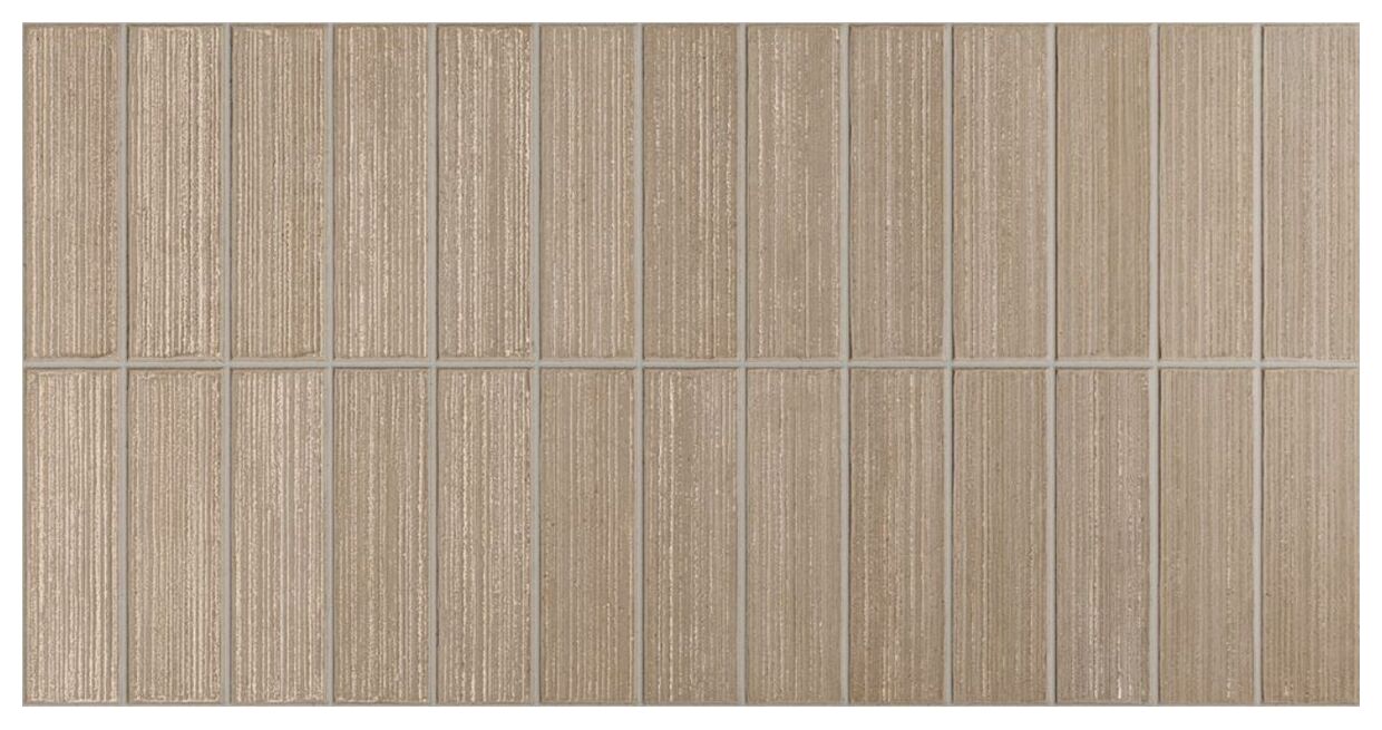 Gayafores Deco Kirei Nude gres 32x62.5 - beżowy gres łazienkowy i kuchenny