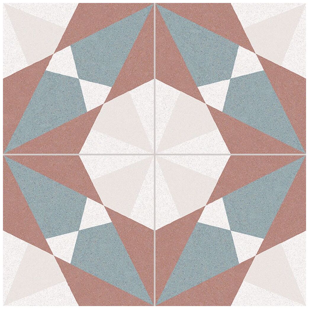 Gayafores Altea Burdeos gres 33.15x33.15 - gres hiszpański w stylu vintage