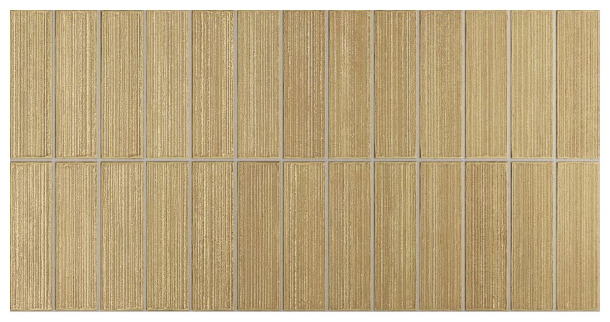 Gayafores Deco Kirei Honey gres 32x62.5 - gres beżowy kuchenny i łazienkowy