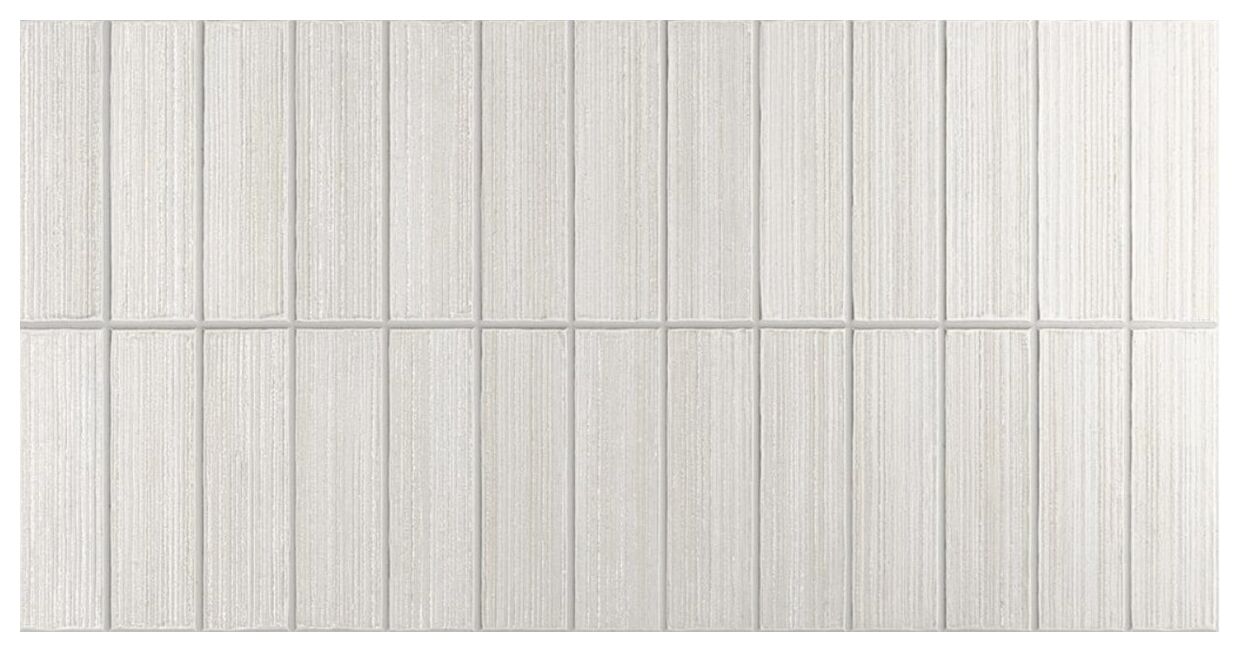 Gayafores Deco Kirei Clay gres 32x62.5 - gres biały kuchenny i łazienkowy