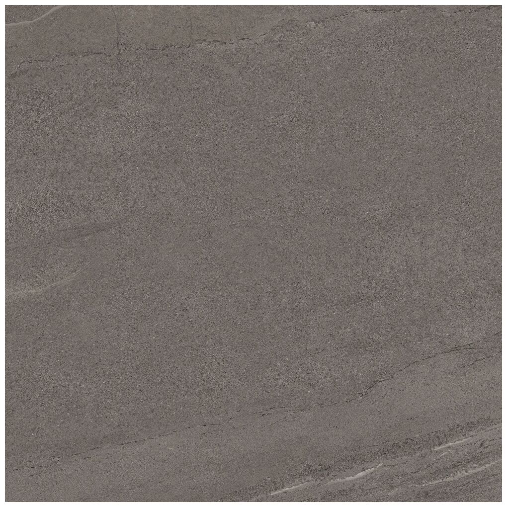 Eddystone Gris gres rektyfikowany 90x90 z szarą matową kamieniopodobną powierzchnią