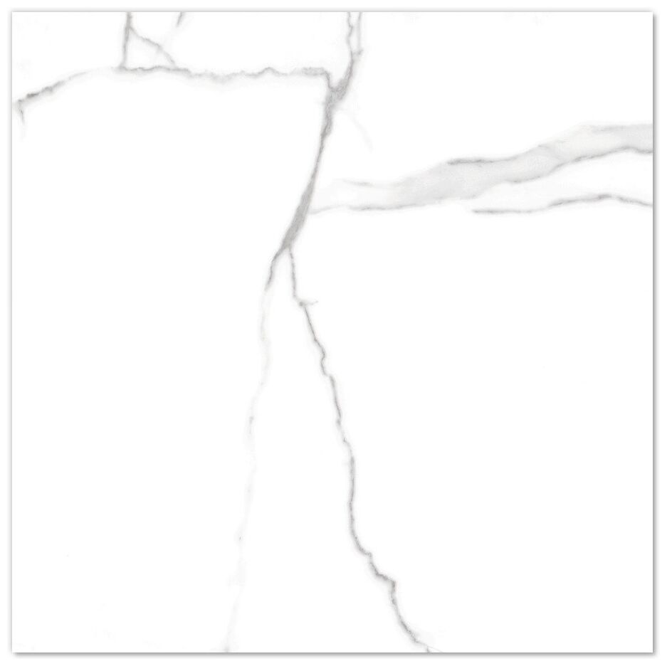 geotiles num blanco glossy gres rektyfikowany 60x60 - zdjęcie główne