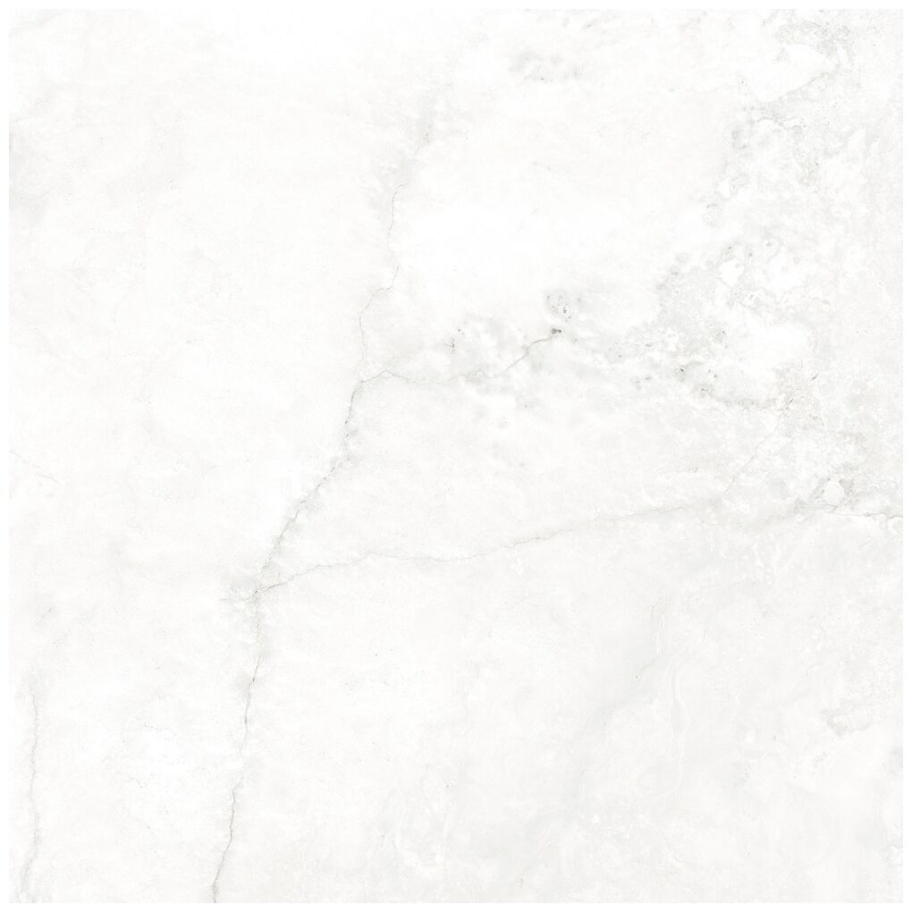 Jasna płytka Cronos Blanco o polerowanej powierzchni z delikatnym żyłkowaniem imitującym marmur