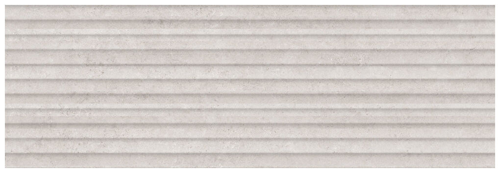 Szaro-beżowa płytka ścienna Lander RLV 30x90 cm o matowym wykończeniu i subtelnej strukturalnej fakturze