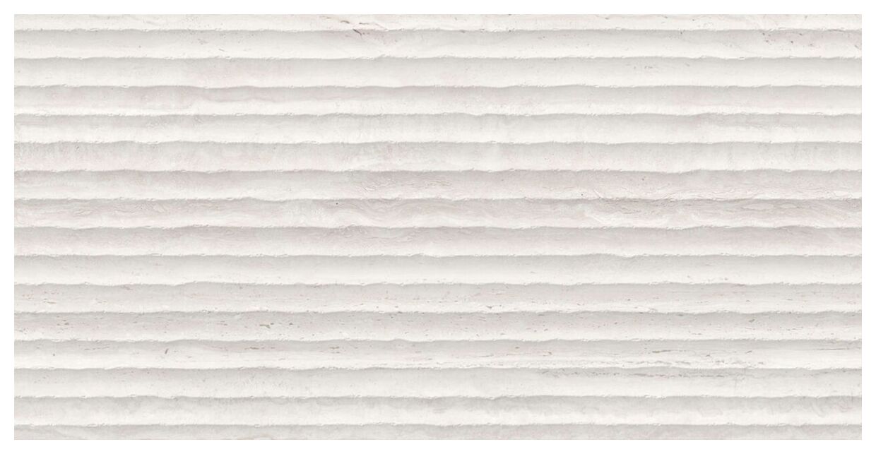 Geotiles Stratos Vein White RLV płytka ścienna 60x120 - płytka imitująca trawertyn do salonu