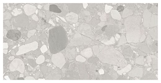 Wielkoformatowy gres Colorado Perla 60x120 w jasnoszarym odcieniu z matowym wykończeniem - zdjďż˝cie nr: 2