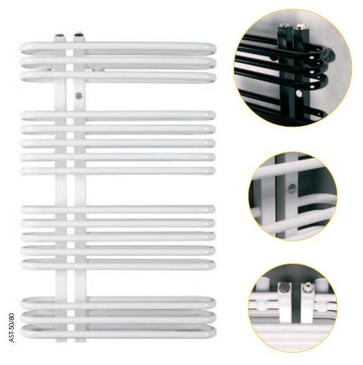 Instal-Projekt Astro Ast-50/160 Grzejnik Łazienkowy 1610/500 C34 - White mat (Basic)