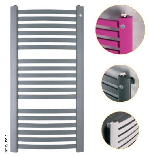 instal-projekt retto ret-40/180d50 grzejnik łazienkowy 1800/412 c34 - white mat (basic) - zdjęcie główne