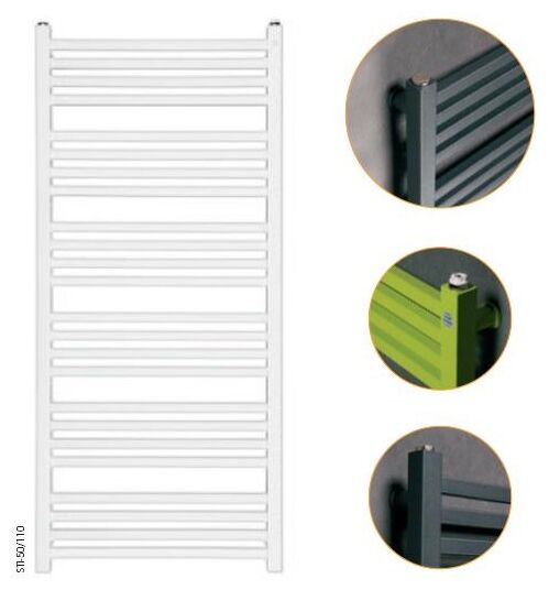 instal-projekt stick sti-50/70 grzejnik łazienkowy 740/500 c88 - sage grey (trendy) - zdjęcie główne
