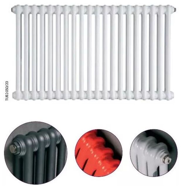 instal-projekt tubus 2 tub2-100/21 grzejnik pokojowy 1000/986 c34 - white mat (modulus) 