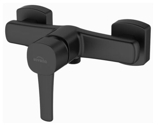 invena glamour bateria natryskowa czarna (bn-02-004-v) - zdjęcie główne