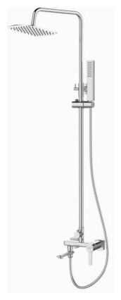 invena glamour deszczownica chrom (au-05-b01-v) - zdjęcie główne