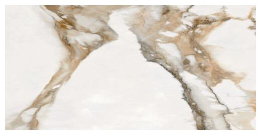 Keratile Stagnone Gold Satino rektyfikowany 60x120 - gres szkliwiony imitujący marmur do kuchni i łazienki