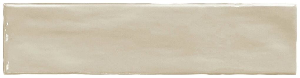 Błyszcząca płytka ZEN Bone 7,5x30 w kształcie cegiełki o jasnym naturalnym odcieniu