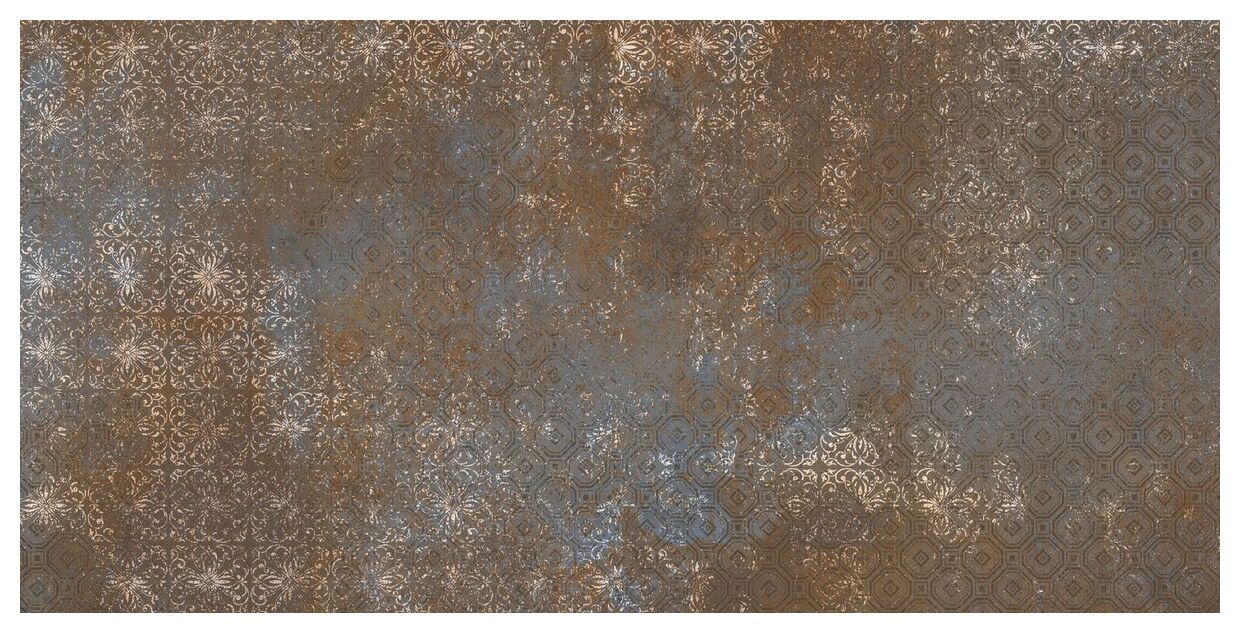 Keros ceramika Oxido Blue dekor 60x120 - gres ceramiczny hiszpański w stylu loftowym podłogowy - zdjęcie nr: 2