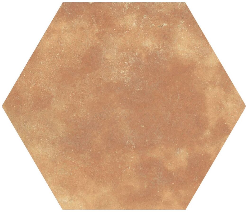 Hexa Maison Cotto gres 23x27 o heksagonalnym kształcie w ciepłej tonacji terakoty