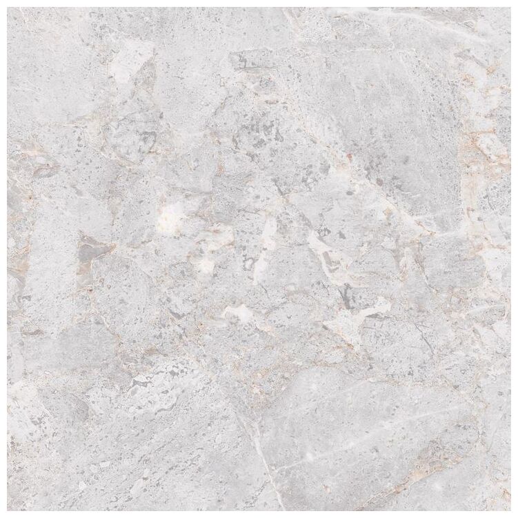 Keros ceramika Maine Gris gres Carving rektyfikowany 59.6x59.6 - gres na podłogę kamieniopodobny