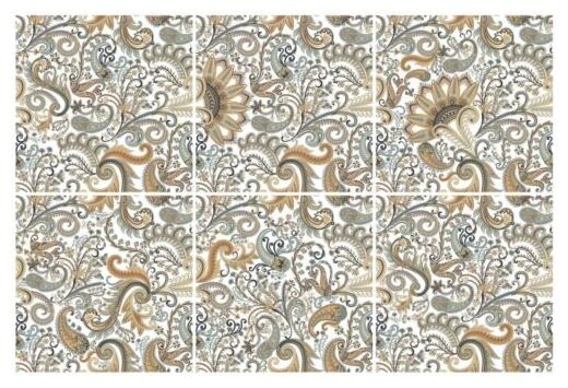 keros ceramika paisley mysore gres 25x25 - zdjęcie nr: 2