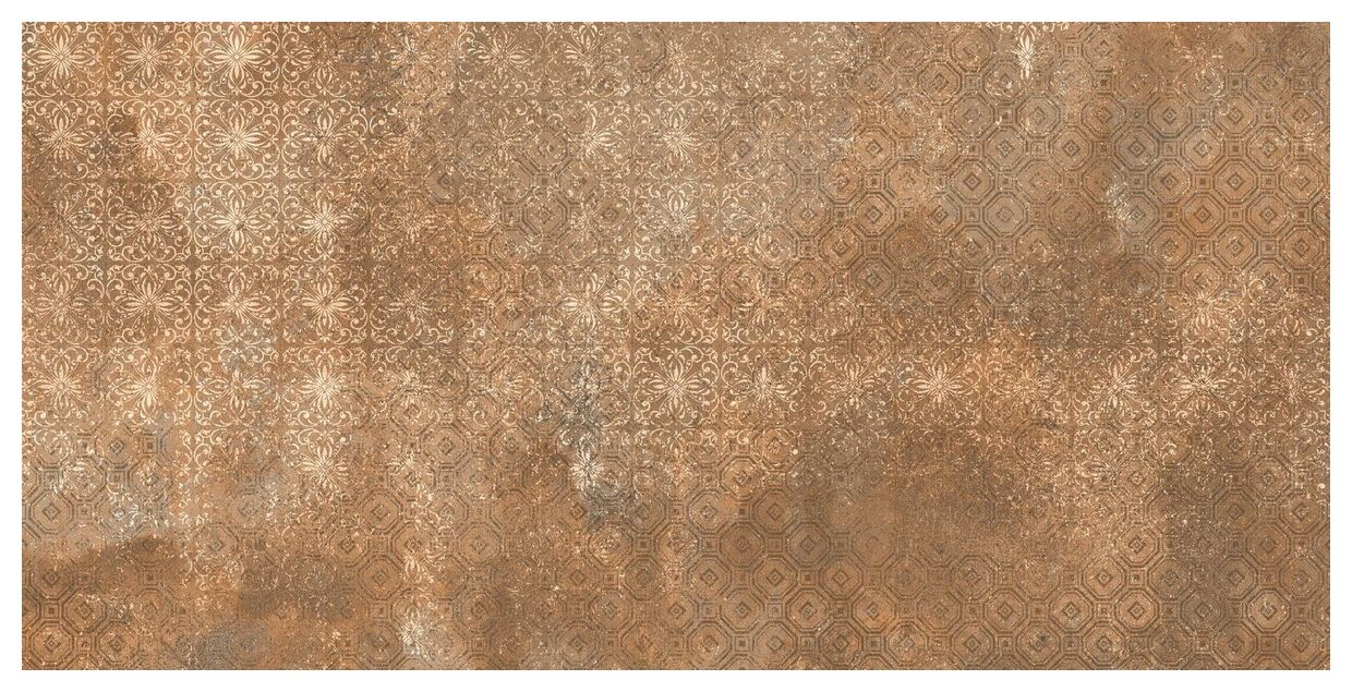 Keros ceramika Oxido Cuero dekor 60x120 - płytka hiszpańska w stylu loftowym na podłogę - zdjęcie nr: 2