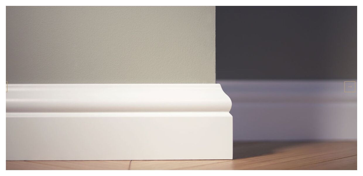 lagrus atena 100 listwa przypodłogowa biała mdf plus (wilgocioodporna) 244x10x1.6 