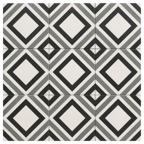 mainzu ceramica belfast black gres 20x20 