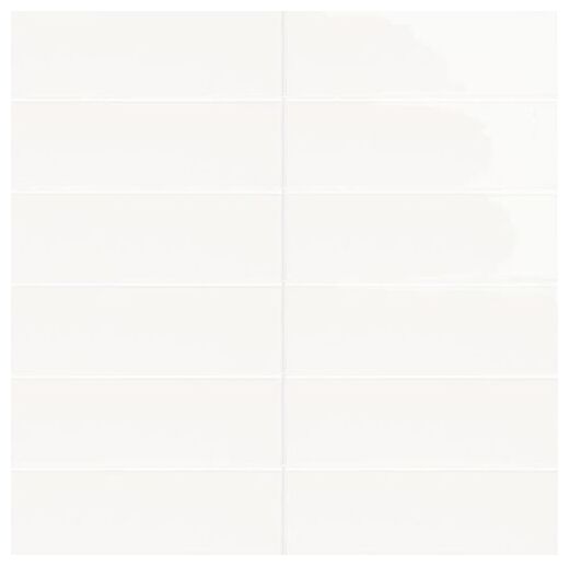 mainzu ceramica liso blanco brillo płytka ścienna 10x30 - zdjęcie główne