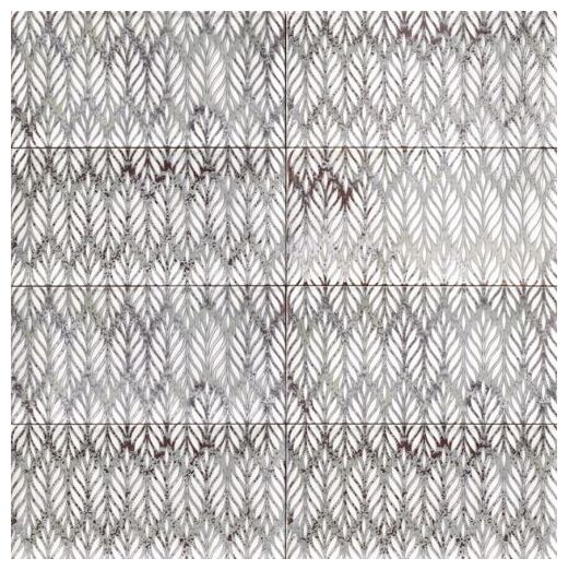 mainzu ceramica atelier gaia white dekor 15x30 - zdjęcie główne