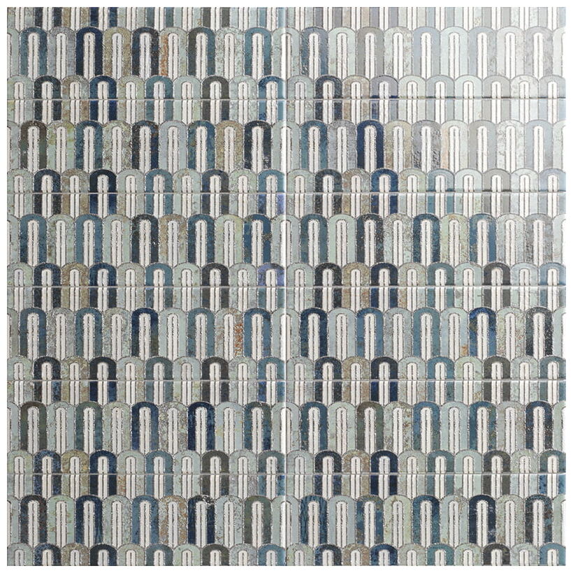 mainzu ceramica arco blu dekor 10x30 - zdjęcie główne