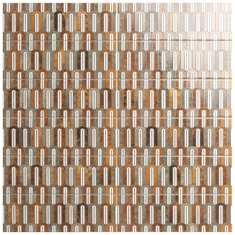 mainzu ceramica arco caramel dekor 10x30 - zdjęcie główne