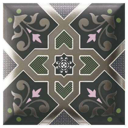 mainzu ceramica esna green dekor 15x15 - zdjęcie główne