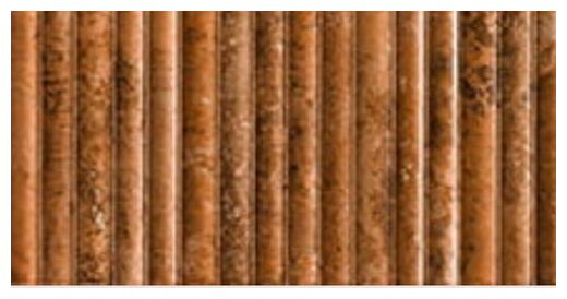 Brązowa płytka ścienna Lugano Fuocco 15x30 z błyszczącą strukturalną powierzchnią - zdjęcie nr: 2