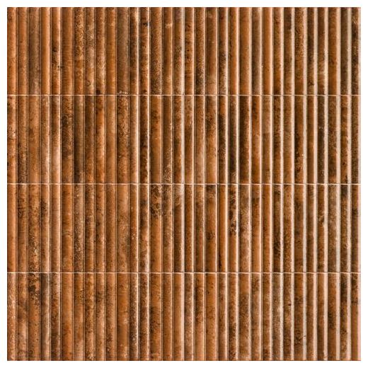 Brązowa płytka ścienna Lugano Fuocco 15x30 z błyszczącą strukturalną powierzchnią - zdjęcie nr: 3