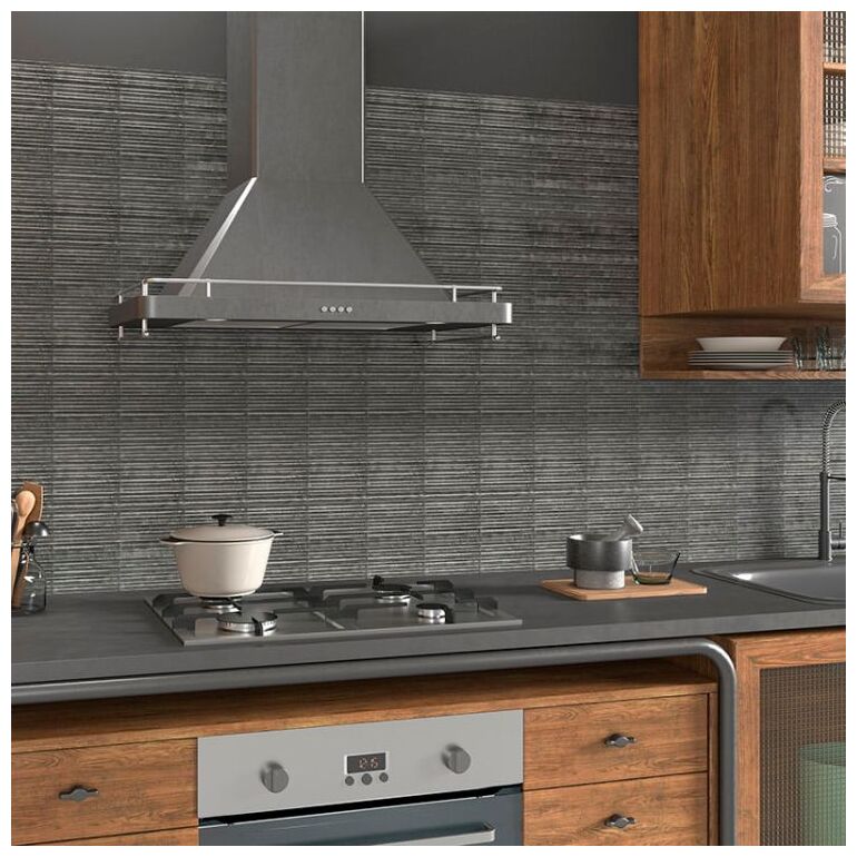 mainzu ceramica etna nero płytka ścienna 15x30 - zdjęcie nr: 4