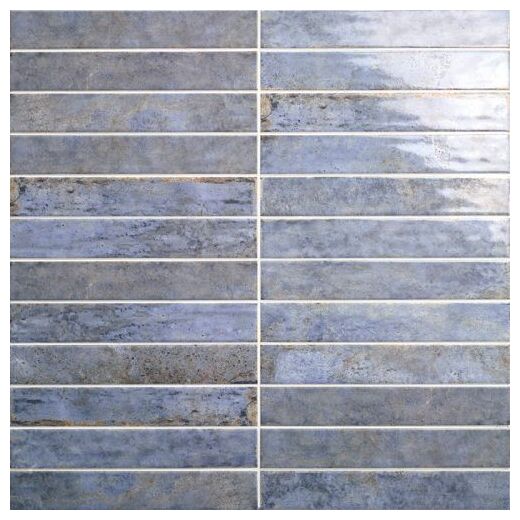 Mainzu Ceramica Tampa Blu płytka ścienna 5x30 - glazura błyszcząca w kolorze niebieskim