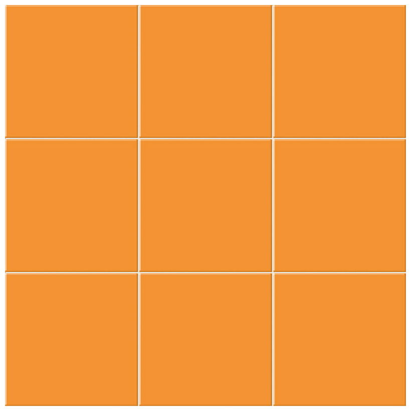 mainzu ceramica arancio brillo płytka ścienna 20x20 