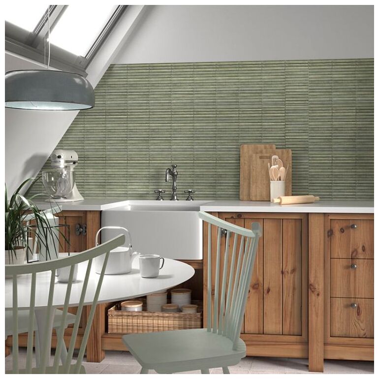 mainzu ceramica etna verde płytka ścienna 15x30 - zdjęcie nr: 4