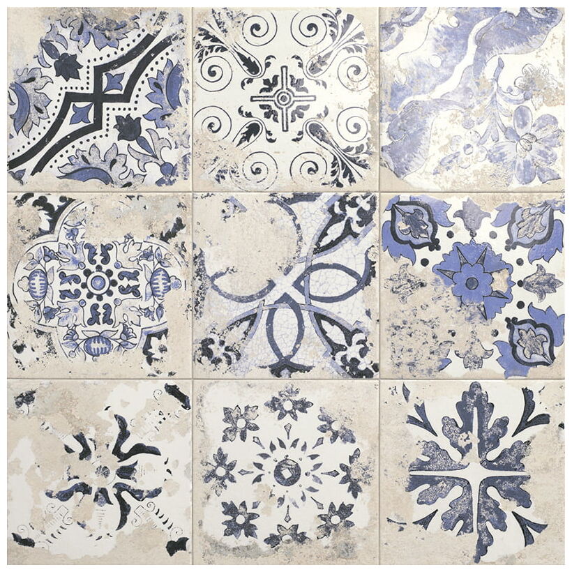 mainzu ceramica land anthology white dekor 20x20 - zdjęcie główne