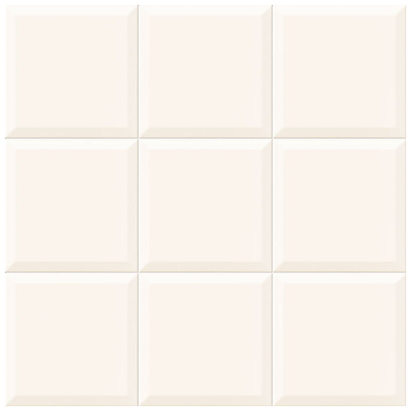 mainzu ceramica blanco biselado brillo płytka ścienna 20x20 - zdjęcie główne