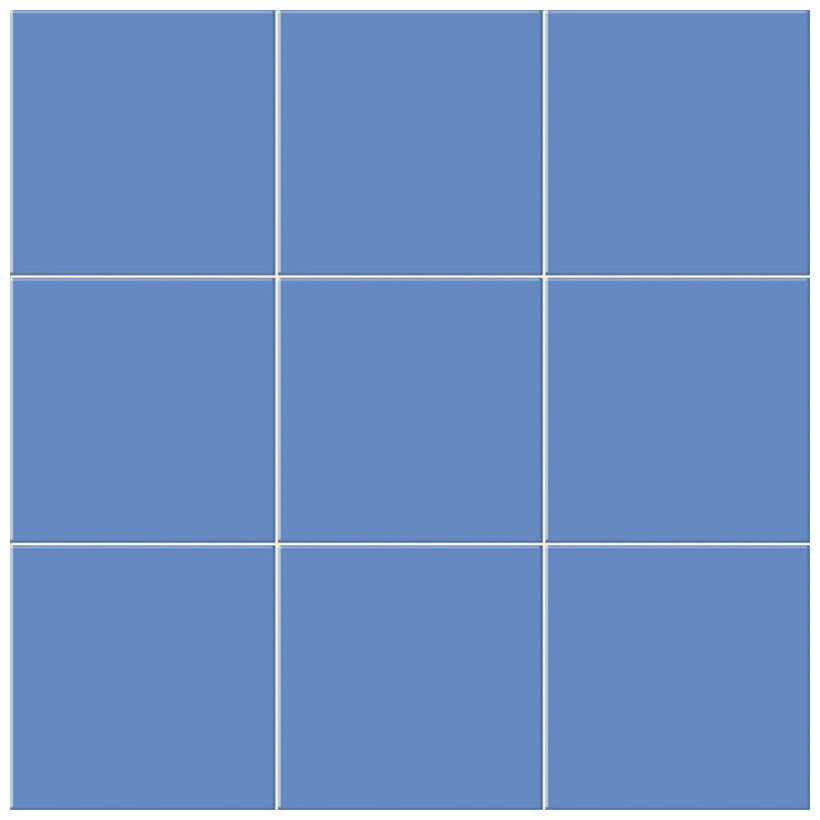 mainzu ceramica azul medio mate płytka ścienna 20x20 - zdjęcie główne