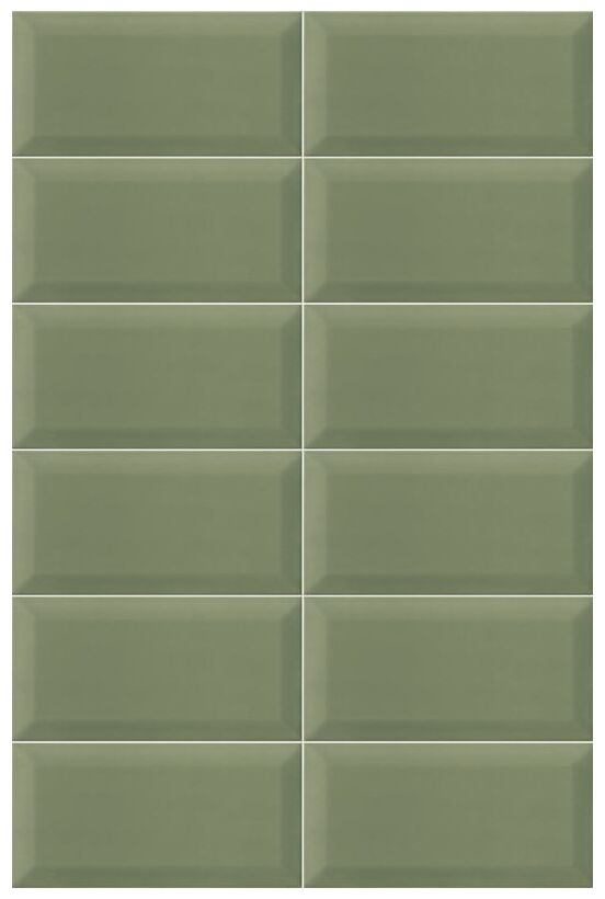 mainzu ceramica bissel green olive płytka ścienna 10x20 - zdjęcie główne