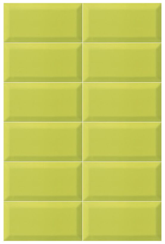 mainzu ceramica bissel yellow green płytka ścienna 10x20 - zdjęcie główne