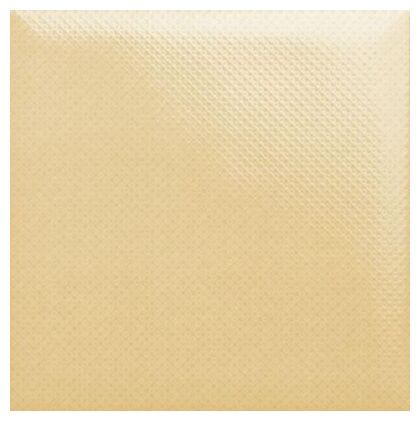 Kwadratowa płytka ścienna Kids Ocre 20x20 w kolorze ciepłego ocre z błyszczącą powierzchnią