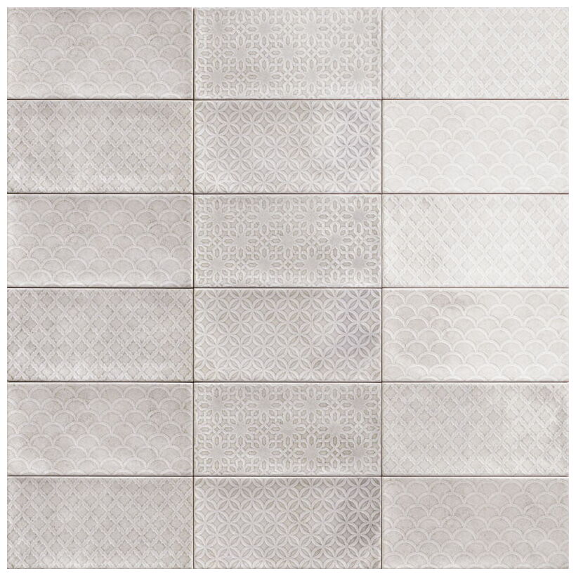 mainzu ceramica camden grey dekor 10x20 - zdjęcie główne