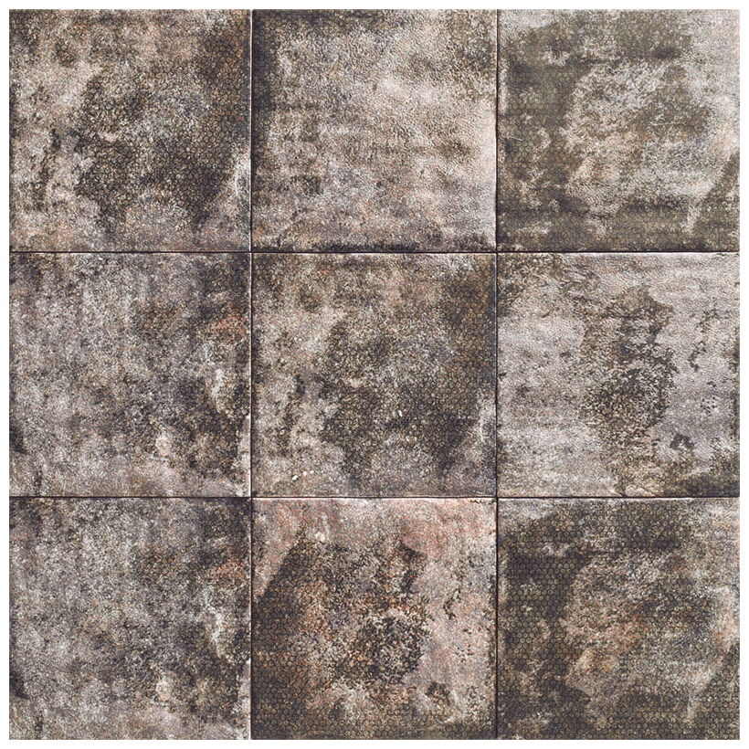 mainzu ceramica mandala black płytka ścienna 20x20 - zdjęcie główne