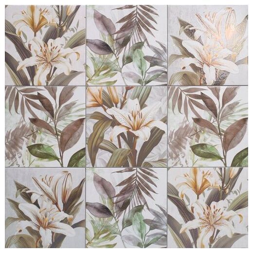 Matowy gres Secrets White 20x20 w kremowo-białej tonacji z gładką, delikatną powierzchnią - zdjęcie nr: 3